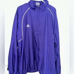 Purple Adidas Windbreaker Sz 2X